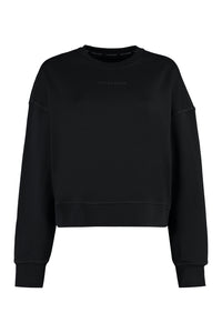 Cotton crew-neck sweatshirt